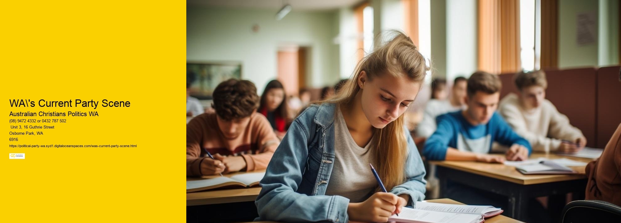 The Role of Political Satire in WA