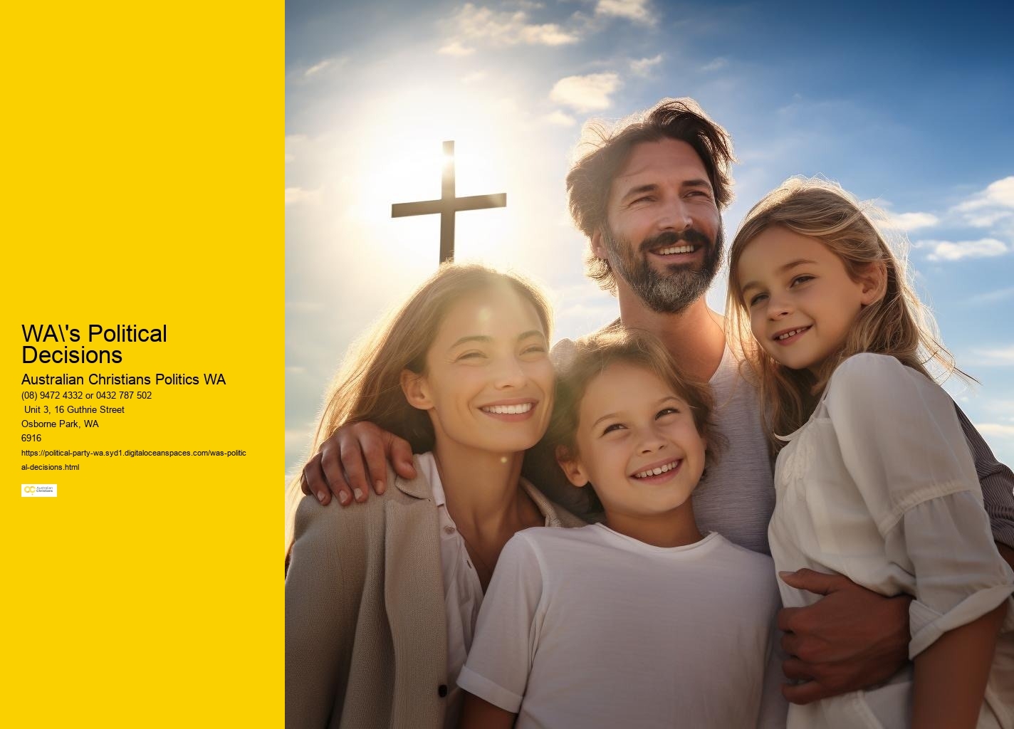 WA's Political Response to Global Challenges