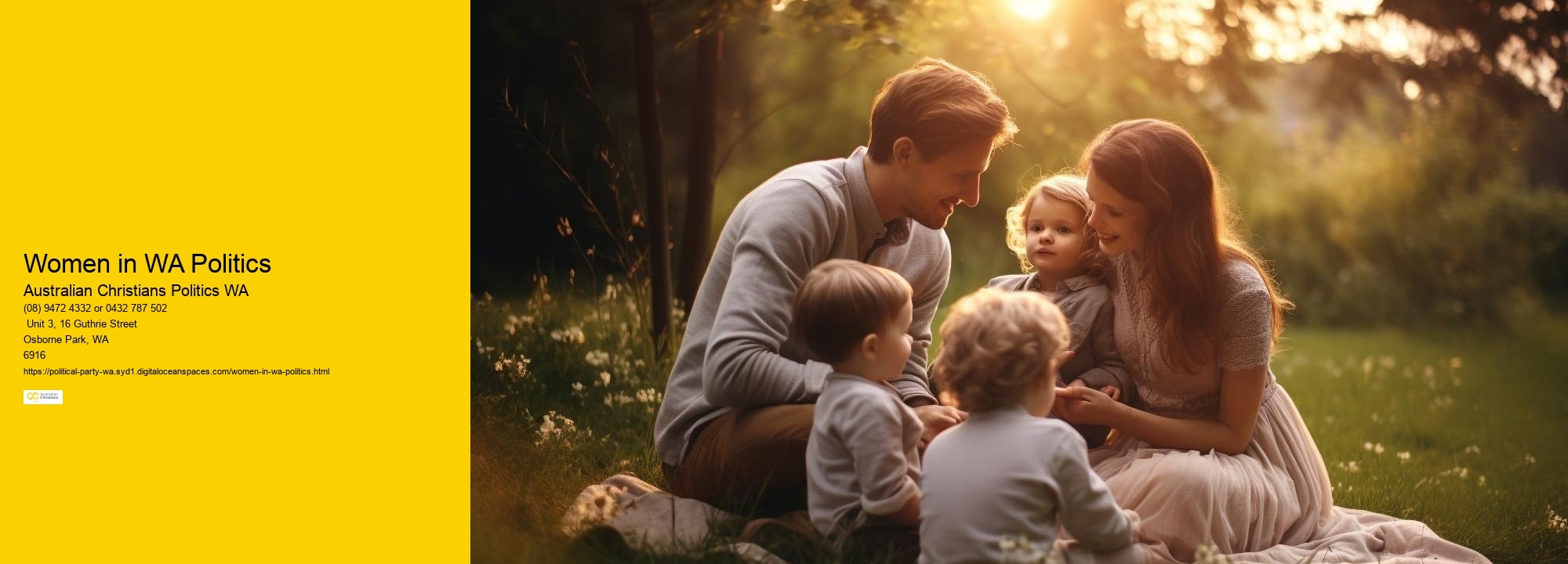 Leading Political Parties WA